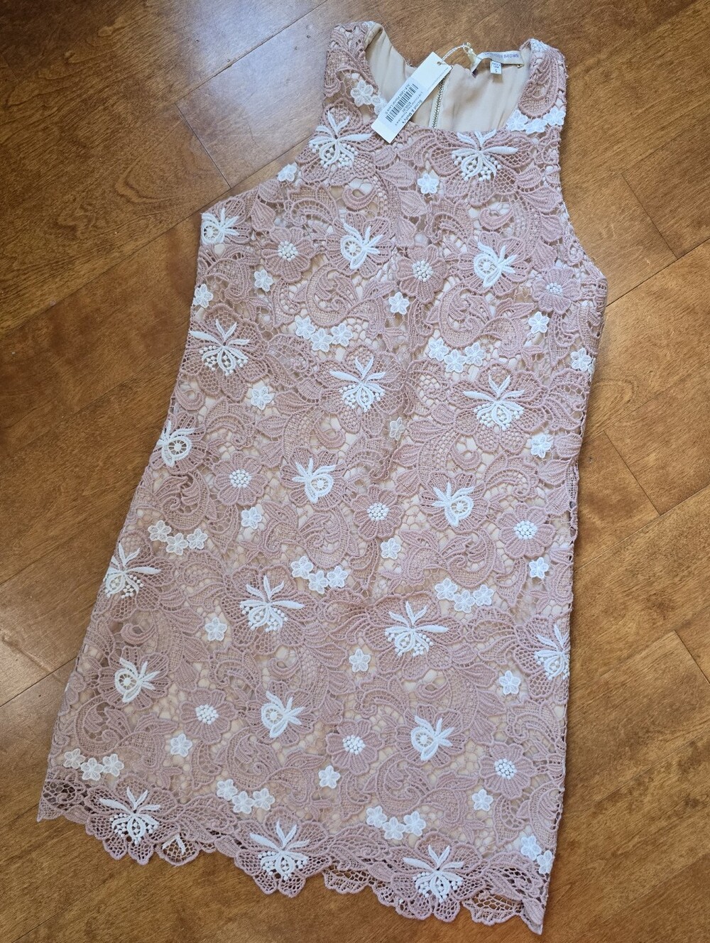 NWT Lavender Brown size small lace dress